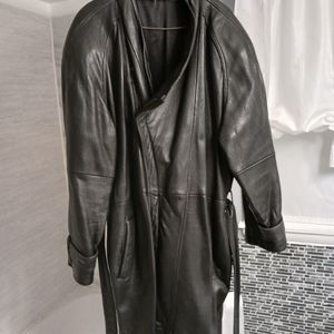 Men leather coat